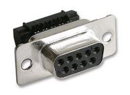 CONNECTOR, D SUB, RECEPTACLE, IDC, 9WAY