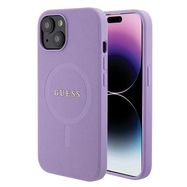 Guess GUHMP15SPSAHMCU iPhone 15 6.1&quot; purple/purple hardcase Saffiano MagSafe, Guess