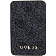 Guess Powerbank 15W GUPB5LP4GEGK 5000mAh black/black 4G Leather Metal Logo, Guess