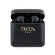 Guess Bluetooth headphones GUTWSSU20ALEGK TWS + docking station black/black Printed Logo, Guess