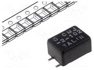 Inductor: wire; SMD; 500mA; 250mΩ; Induct.of indiv.wind: 1000uH TALEMA