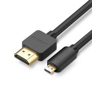 Ugreen HD127 micro HDMI - HDMI 2.0 4K 60Hz cable 1 m - black, Ugreen