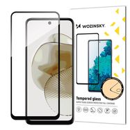 Durable Wozinsky Full Glue Tempered Glass for Motorola G73 Full Screen with Frame - Black, Wozinsky