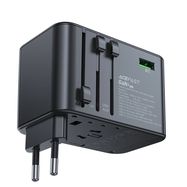 Acefast Z1 GaN 75W PD travel charger adapter 3x USB-C 2x USB-A - black, Acefast