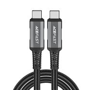 Acefast C1-09 USB-C / USB-C USB4 PD3.1 cable 5A 1m - gray-black, Acefast