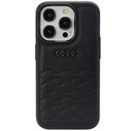 Audi GT Synthetic Leather case for iPhone 15 Pro - black, Audi