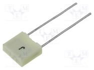 Capacitor: polyester; 100nF; 40VAC; 63VDC; 5mm; ±5%; 7.2x2.5x6.5mm KEMET