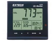 Meter: CO2, temperature and humidity; Range: 0÷9999ppm (CO2) EXTECH