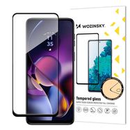 Wozinsky Tempered glass Full Glue for Motorola Moto G54 full screen with frame - black, Wozinsky