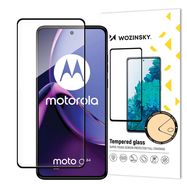 Wozinsky Tempered glass Full Glue for Motorola Moto G84 full screen with frame - black, Wozinsky