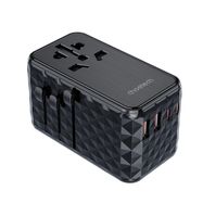 Choetech PD6028 EU / US / AUS / UK travel adapter 2x USB-C 2x USB-A 100W - black, Choetech