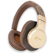 Guess Bluetooth on-ear headphones GUBH604GEMW brown/brown 4G Script, Guess