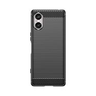 Carbon Case for Sony Xperia 5 V - black, Hurtel