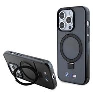 BMW Ring Stand M Collection MagSafe case for iPhone 15 Pro Max - black, BMW