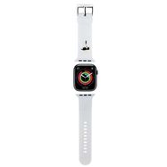 Karl Lagerfeld 3D Rubber Karl Head strap for Apple Watch 42/44/45/49mm - white, Karl Lagerfeld