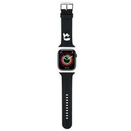 Karl Lagerfeld 3D Rubber Karl Head strap for Apple Watch 42/44/45/49mm - black, Karl Lagerfeld