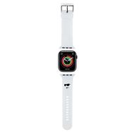 Karl Lagerfeld 3D Rubber Choupette Heads Strap for Apple Watch 38/40/41mm - White, Karl Lagerfeld