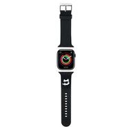 Karl Lagerfeld 3D Rubber Choupette Heads Strap for Apple Watch 38/40/41mm - Black, Karl Lagerfeld