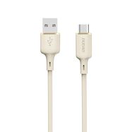 Dudao L7SC USB-A - USB-C cable 5A 1m - beige, Dudao