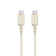 Dudao L7SCC USB-C - USB-C cable 100W 1m - beige, Dudao