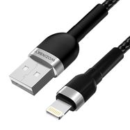 Wozinsky WNBAL2 USB-A / Lightning 2.4A cable 2 m - black, Wozinsky