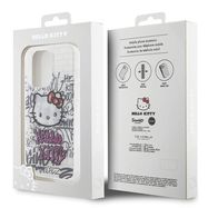Hello Kitty IML Kitty On Bricks Graffiti case for iPhone 15 Pro - white, Hello Kitty