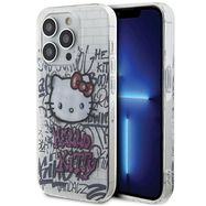 Hello Kitty IML Kitty On Bricks Graffiti case for iPhone 15 Pro Max - white, Hello Kitty