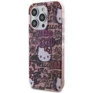 Hello Kitty IML Tags Graffiti case for iPhone 15 Pro Max - pink, Hello Kitty