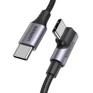 Ugreen US334 70643 USB-C (angled) / USB-C (straight) cable 100W PD 1m - black, Ugreen