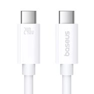 Baseus CB000066 USB-C - USB-C cable 240W PD 8K 60Hz 1m - white, Baseus