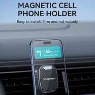 Wozinsky WUMTK magnetic phone holder for car air vent - black, Wozinsky