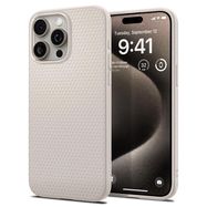 Spigen Liquid Air Case for iPhone 15 Pro Max - Natural Titanium, Spigen