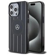Mercedes Double Layer Crossed Lines MagSafe case for iPhone 15 Pro - black, Mercedes
