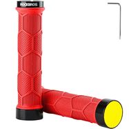 Rockbros 40720007002 bicycle grips with reflector - red, Rockbros