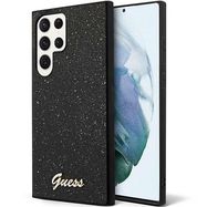 Guess Glitter Script case for Samsung Galaxy S24 Ultra - black, Guess