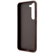 Guess 4G Big Metal Logo Case for Samsung Galaxy S24+ - Brown, Guess
