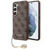 Guess 4G Charms Collection Case for Samsung Galaxy S24 - Brown, Guess