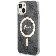 Guess 4G MagSafe case for iPhone 15 Plus / 14 Plus - black, Guess
