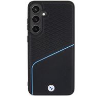 BMW BMHMS24M23RDCLK S24+ S926 black/black hardcase Signature Leather Textured &amp; Line MagSafe, BMW