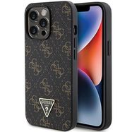 Guess 4G Triangle Metal Logo case for iPhone 13 Pro / iPhone 13 - black, Guess