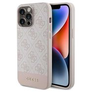 Guess 4G Stripe Collection case for iPhone 14 Pro - pink, Guess