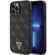Guess 4G Triangle Metal Logo case for iPhone 14 Pro - black, Guess