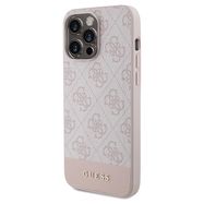 Guess 4G Stripe Collection case for iPhone 14 Pro Max - pink, Guess