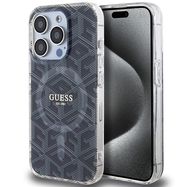 Guess IML GCube MagSafe case for iPhone 15 Pro - black, Guess