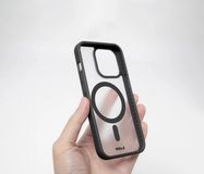 LAUT Huex Protect case with MagSafe for iPhone 14 Plus / 15 Plus - black, LAUT