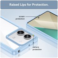 Outer Space Case with gel frame for Xiaomi Redmi Note 13 5G - blue, Hurtel