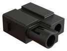 RCPT HOUSING, 2POS, THERMOPLASTIC, BLK