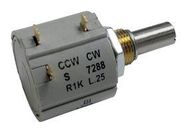 WIREWOUND POTENTIOMETER, 500 OHM, 0.05, 2W