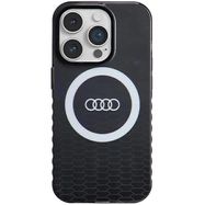 Audi IML Big Logo MagSafe case for iPhone 14 Pro - black, Audi