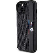 BMW Perforated Tricolor Line case for iPhone 15 / 14 / 13 - black, BMW
